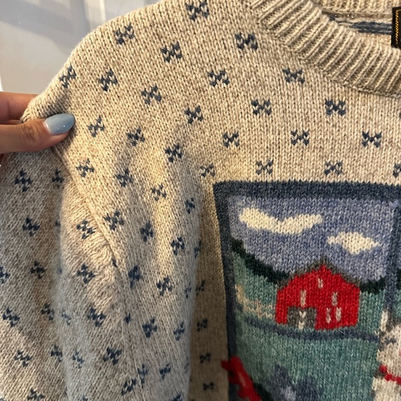 Eddie Bauer Wool cat knit sweater - Picture 5 of 5